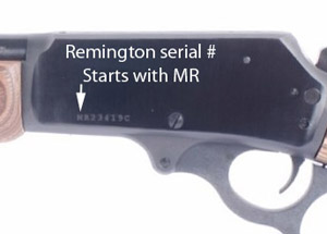 Remington Waffen Seriennummer Nachschlagen